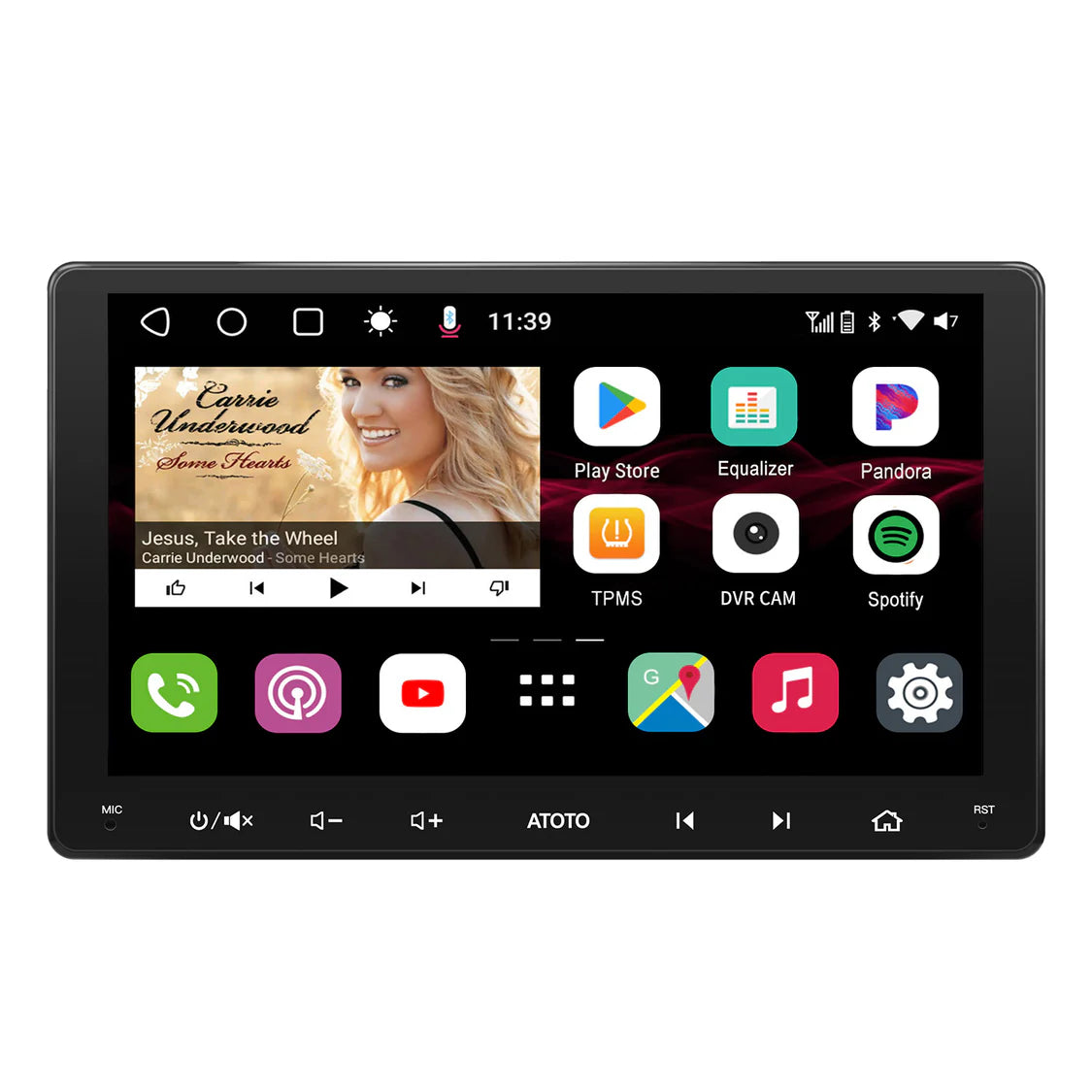 ATOTO S8 Ultra Double-DIN 9" Display with Wireless CarPlay & Android Auto