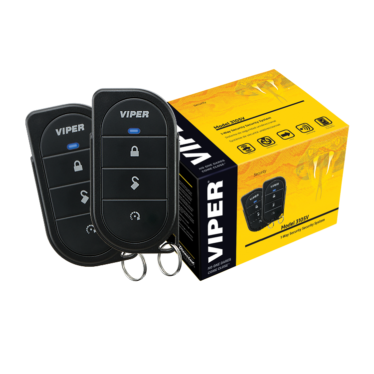 Viper 3105V Car Alarm System | 1-Way Security with Keyless Entry | Car Alarm System