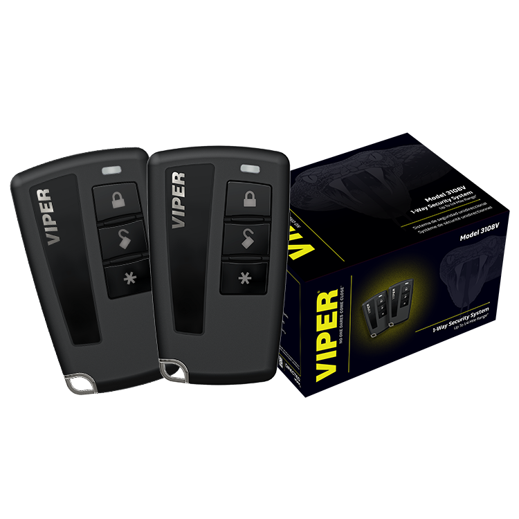 NEW! Viper 3108V Car Alarm System – 1-Way Security with Keyless Entry | Car Alarm System