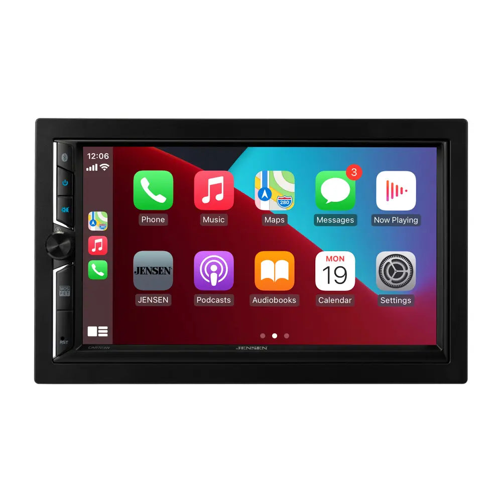 Jensen CAR723W: 7" Multimedia Receiver with Wireless CarPlay & Android Auto