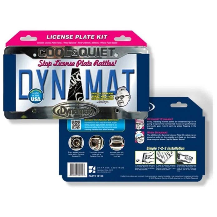 Dynamat Xtreme License Plate Frame Kit