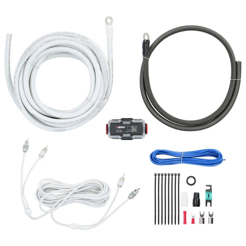 T-Spec V10-AK4 4 AWG Amplifier Wiring Kit with RCA Cable